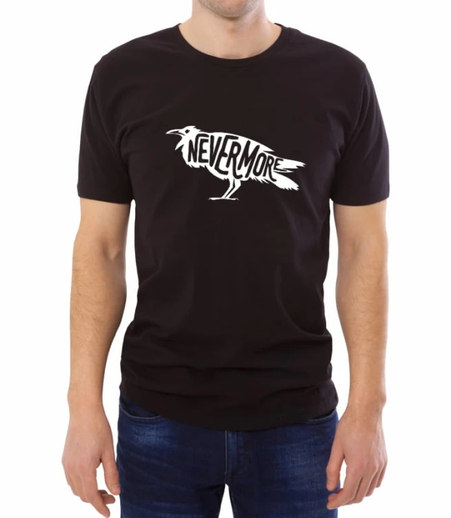 Czarna męska koszulka NEVERMORE