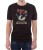 Czarny męski T-shirt ze skuterem