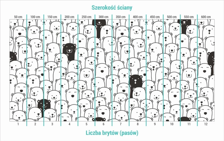 Fototapeta stado niedźwiadków - bryty