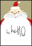 Plakat ho ho ho Mikołaj