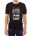 czarny męski t-shirt z napisem dziadka nie można wybrać samemu