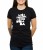 Czarny damski T-shirt dziadek jest bomba