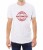 Biały męski T-shirt covid-19 vaccinated