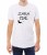 Biały T-shirt męski z tekstem "Zara idę"