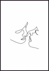 Plakat kiss 