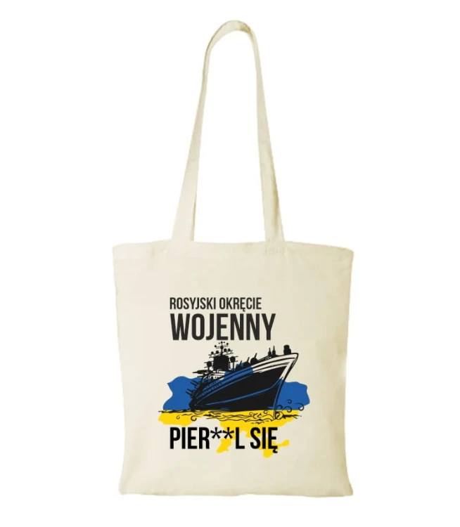 Torba bawełniana rosyjski okręcie pier... się