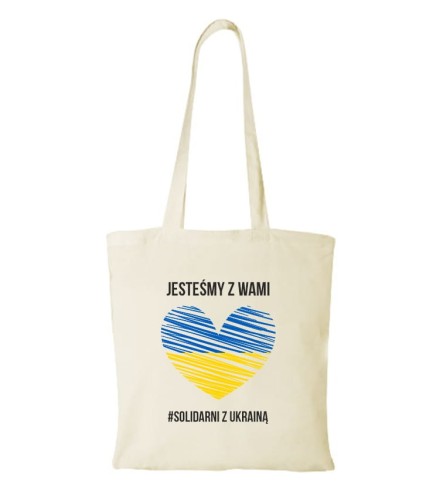Torba bawełniana solidarni z Ukrainą
