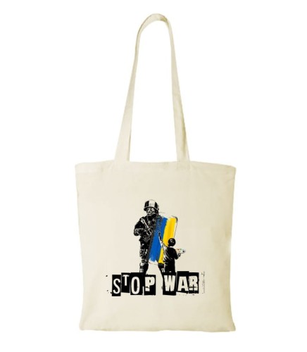 Torba bawełniana stop the war 05