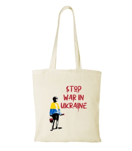 Torba bawełniana stop the war 06