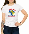 Biała damska koszulka stand with Ukraine 03