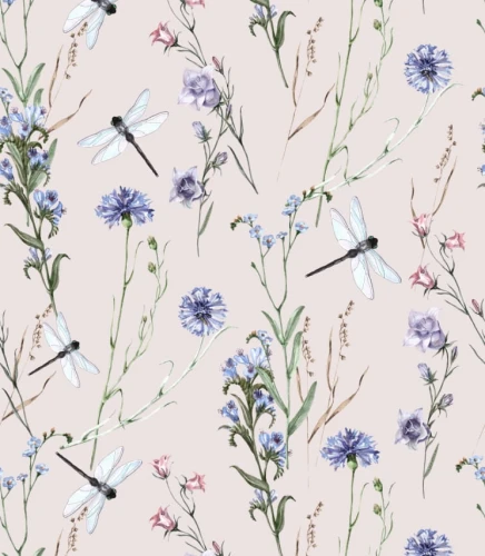 Próbka tapety meadow flowers