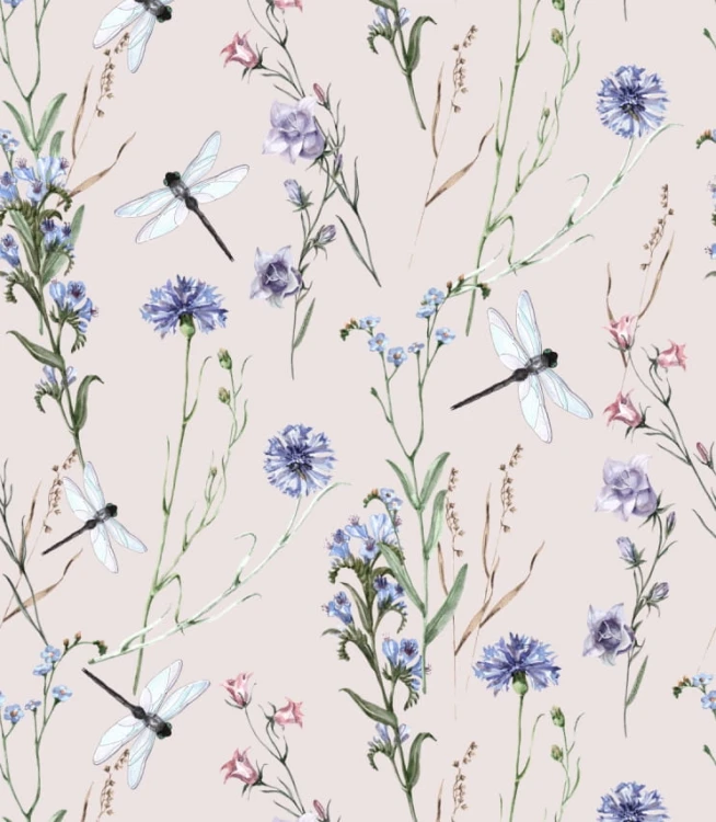 Próbka tapety meadow flowers