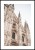Plakat duomo Milano z białym marginesem