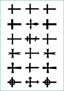 Tatuaże tymczasowe krzyże 011