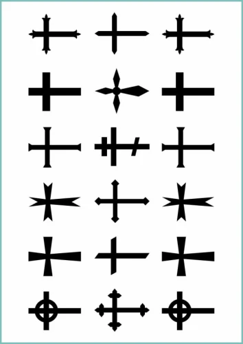 Tatuaże tymczasowe krzyże 011