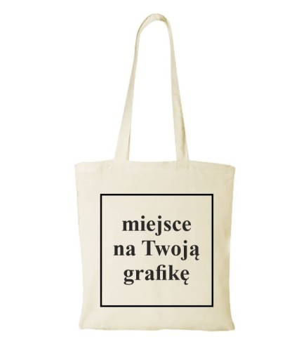 Wielkość nadruku na torbie bawełnianej