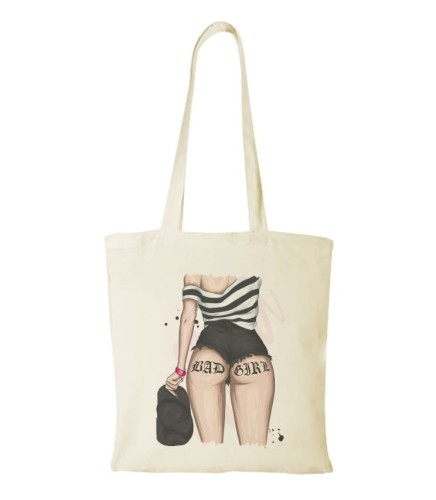 Torba bawełniana bad girl