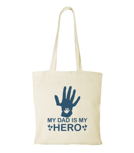 Torba bawełniana dad is my hero