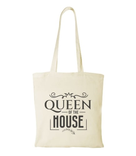 Torba bawełniana queen of the house