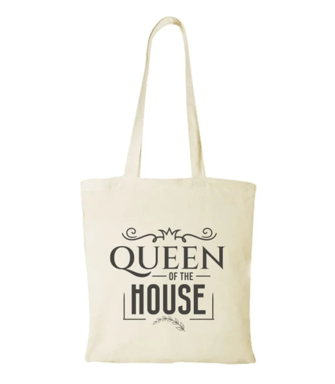 Torba bawełniana queen of the house