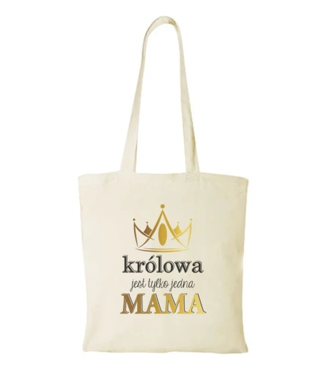 Torba bawełniana królowa może być jedna