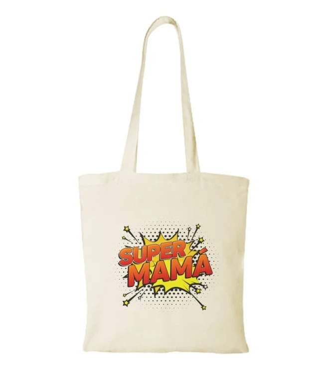 Torba bawełniana super mama 01