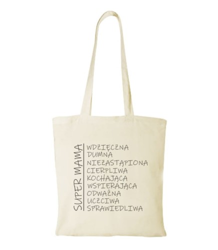 Torba bawełniana super mama 02