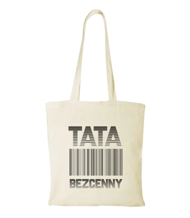 Torba bawełniana bezcenny tata