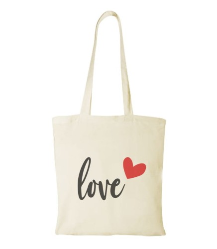 Torba bawełniana love 01