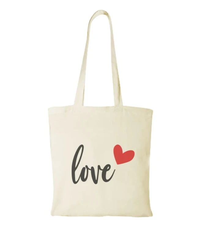 Torba bawełniana love 01
