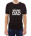 Czarna koszulka the walking dad 01