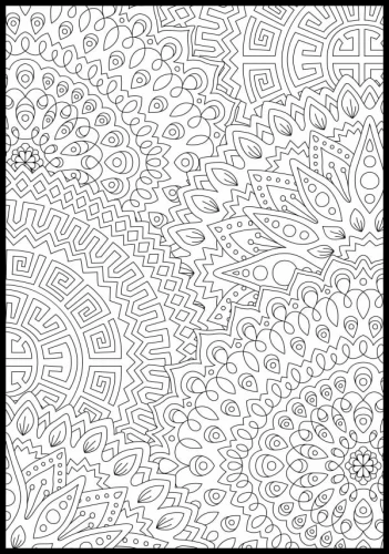Kolorowanka mandala