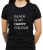 Czarna damska koszulka black is my happy colour