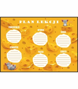 Plan lekcji myszki z serem