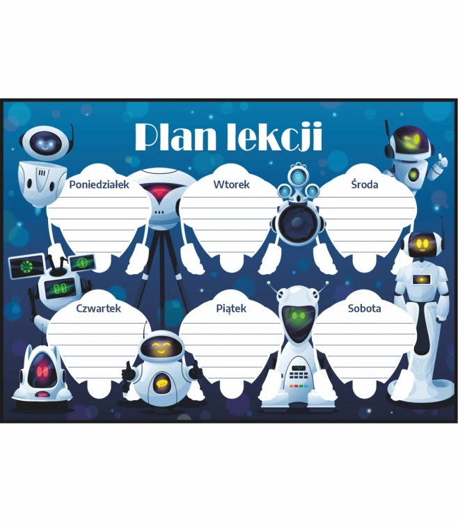 Plan lekcji roboty