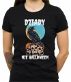 Czarna damska koszulka dziady nie Halloween