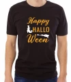 Czarna męska koszulka happy halloween 01