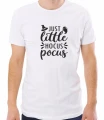 Męska biała koszulka just little hocus pocus