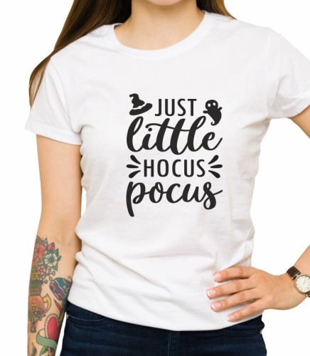 Damska biała koszulka just little hocus pocus