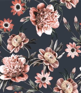 Próbka tapety beautiful flowers