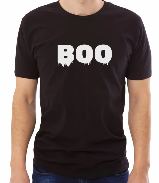 Czarna męska koszulka boo 03