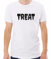 Biała męska koszulka treat