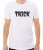 Biała męska koszulka trick