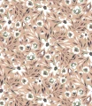 Tapeta flowers on beige