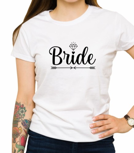 Biała damska koszulka bride 01