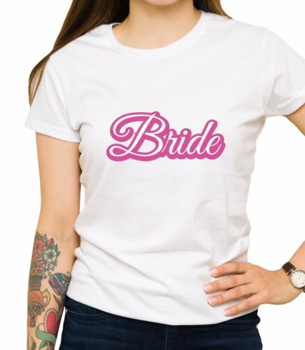 Biała damska koszulka bride 03