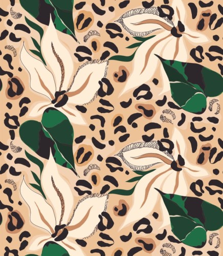 Tapeta leopard skin