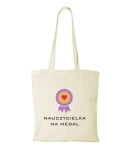 Torba bawełniana nauczycielka na medal