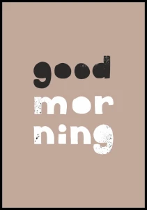 Plakat good morning
