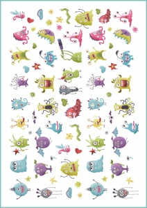 Tatuaże tymczasowe monsters 02
